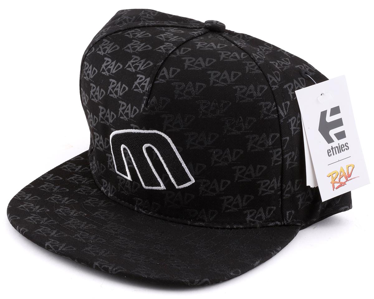 Etnies Rad Style E Snapback Hat (Black 