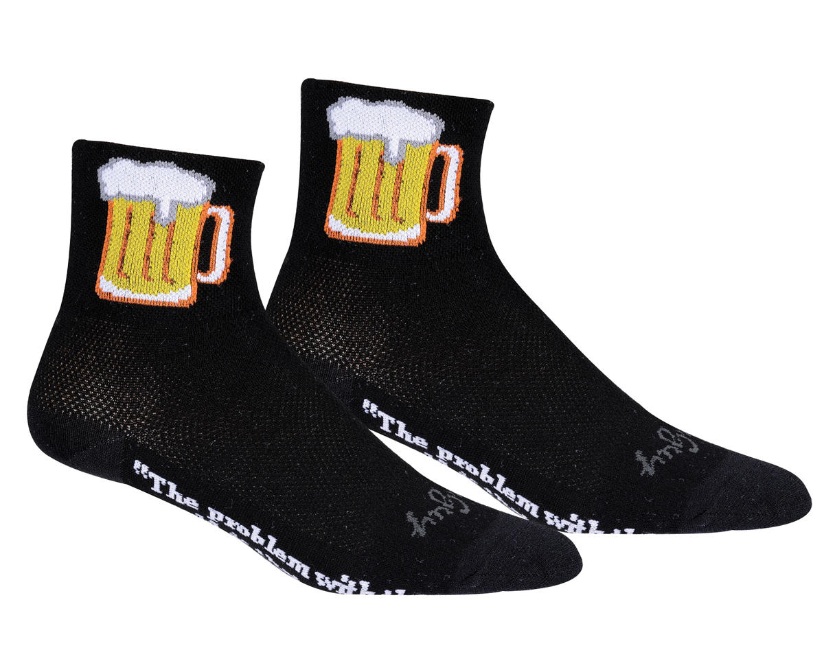 SockGuy Bevy Sock Black Sm md Cycling Running Sporting for sale online eBay