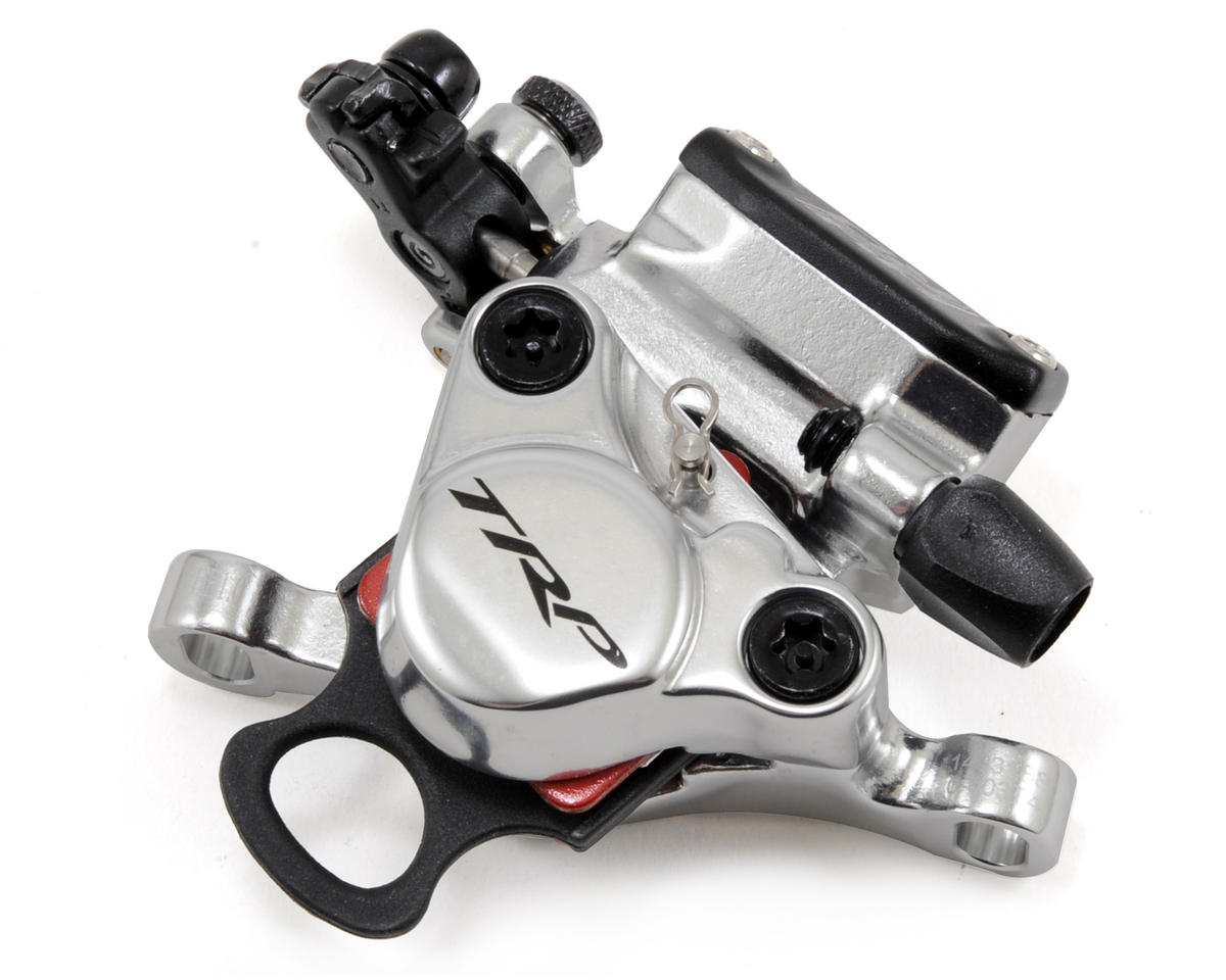 cable actuated hydraulic disc brake caliper