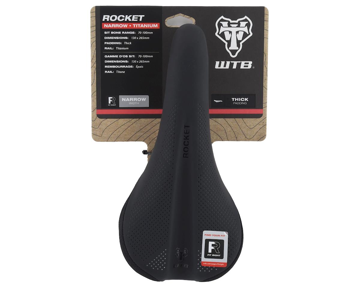 WTB Rocket Saddle (Black) (Titanium Rails)